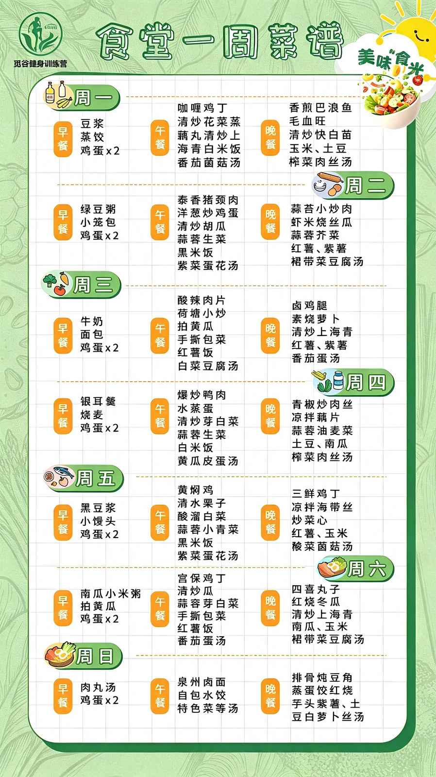 N多菜单，新鲜轮换